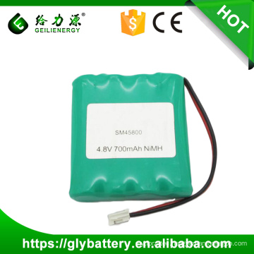 4.8v 700mah Ni-mh AAA Rechargeable Cordless Phone Battery Pack